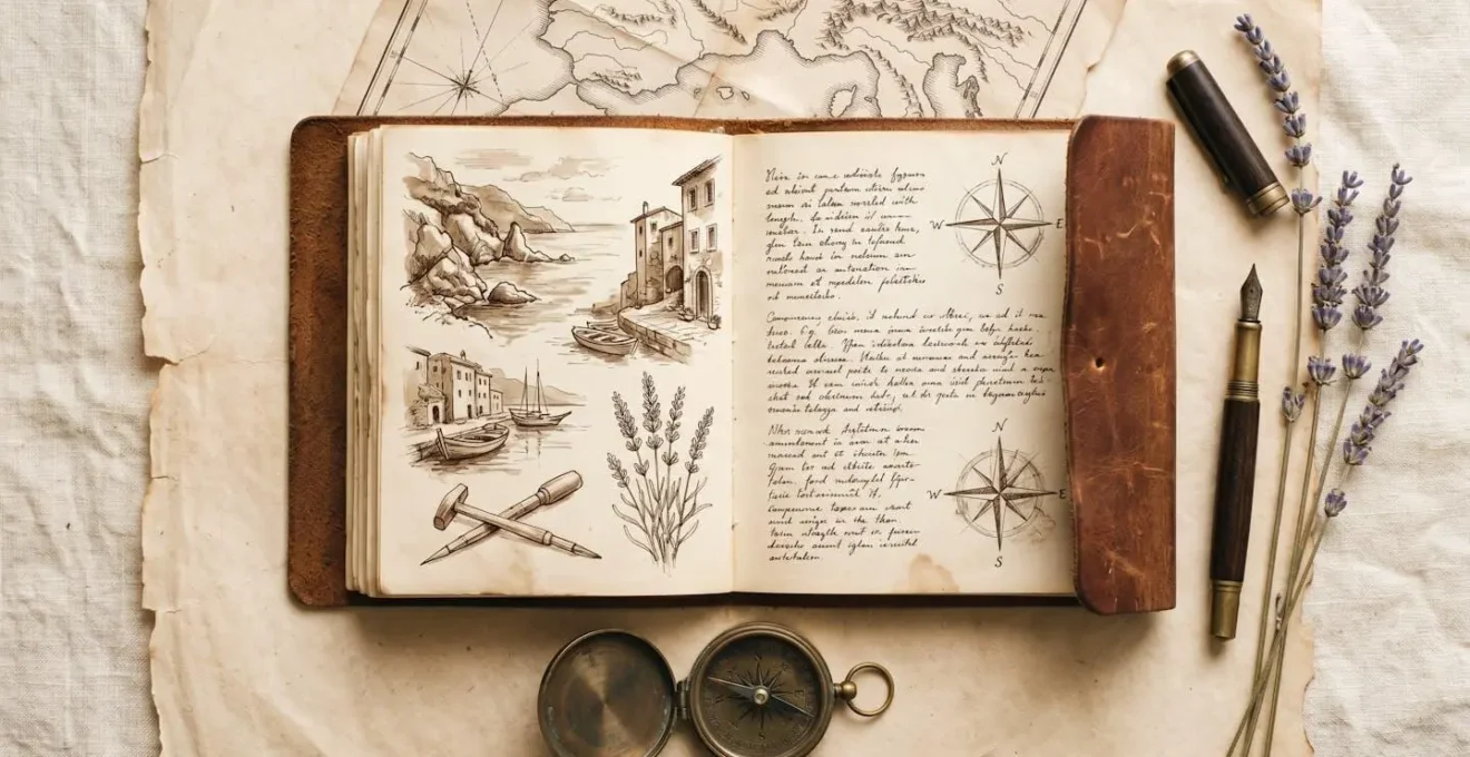 Voyage culturel en Italie sur les traces de Léonard de Vinci avec carnet et carte