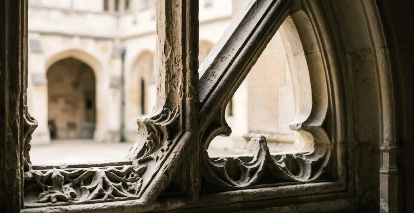 Détail d'une fenêtre architecturale illustrant l'évolution stylistique de l'architecture italienne