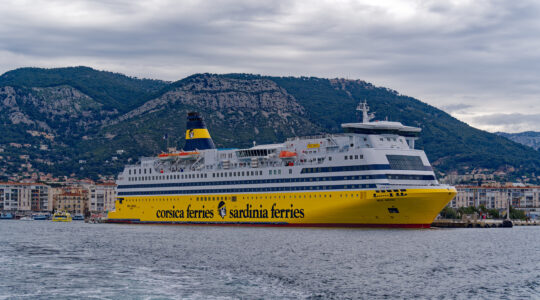 Traversée vers la Sardaigne de nuit